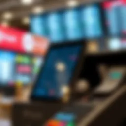 Modern point-of-sale system interface