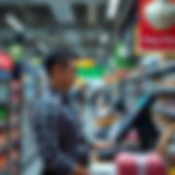 Retail environment utilizing POS sales