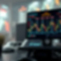 Conceptual depiction of post-market trading