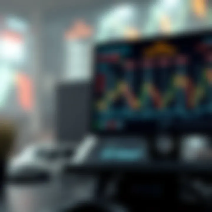 Conceptual depiction of post-market trading