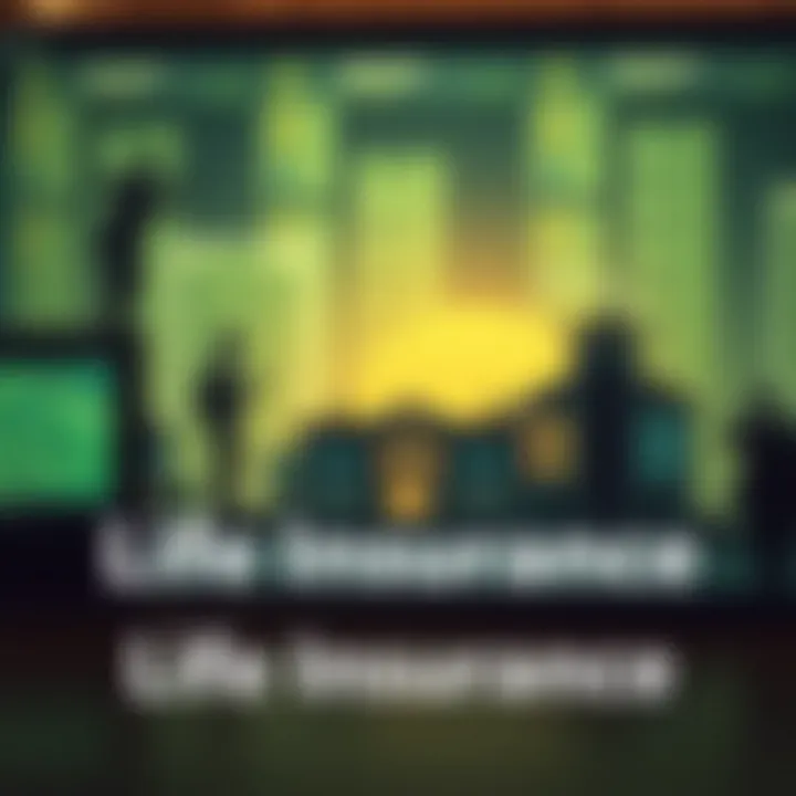 A visual analysis of life insurance in financial strategy