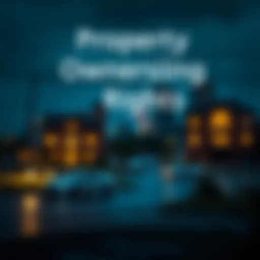 Visual representation of property ownership rights