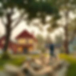 Illustration depicting the concept of seller carry loans in real estate