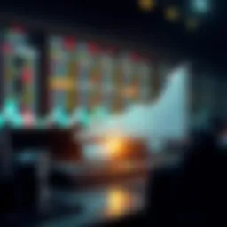 Graph illustrating the concept of averaging down on stocks