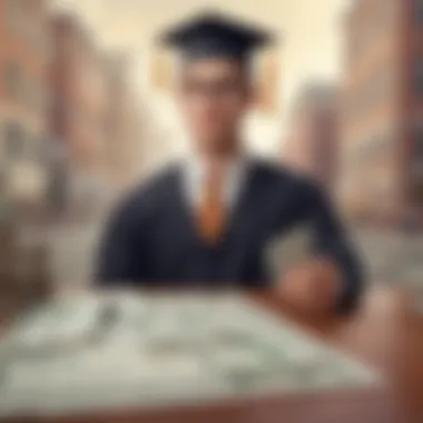 Infographic illustrating types of student loans