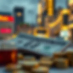 Visual representation of capital gain tax rates