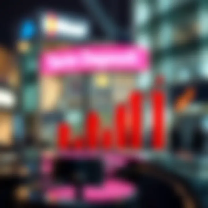 Graph illustrating interest rates of term deposits