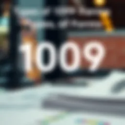 Visual representation of the different types of 1099 forms