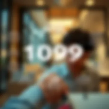 Filing Process for 1099 Forms Diagram illustrating the filing process for 1099 forms