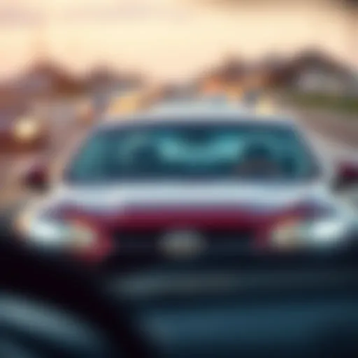 Conceptual visual representation of car loan gaps