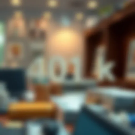 Illustration of various 401(k) plan types