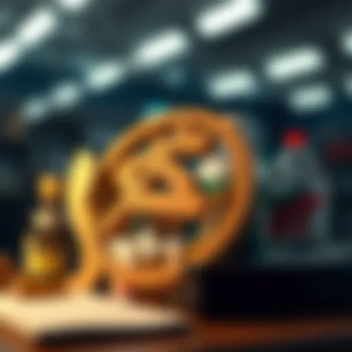 Trademark Symbol and Its Representation An illustration of a trademark symbol with various products around it