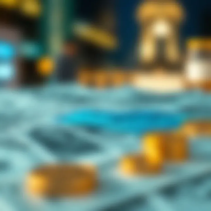 Visual representation of ultra short bond funds concept