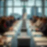 Vanguard Firms in Financial Leadership A representation of vanguard firms in finance showcasing innovation and leadership.