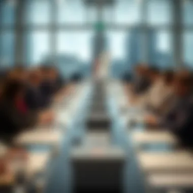 Vanguard Firms in Financial Leadership A representation of vanguard firms in finance showcasing innovation and leadership.