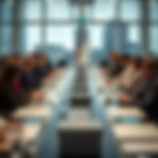 Vanguard Firms in Financial Leadership A representation of vanguard firms in finance showcasing innovation and leadership.