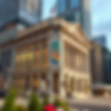 An overview of the Vancouver Stock Exchange building