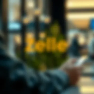 Functionality of Zelle: Seamless Transactions Illustration showing the functionality of Zelle for transferring funds