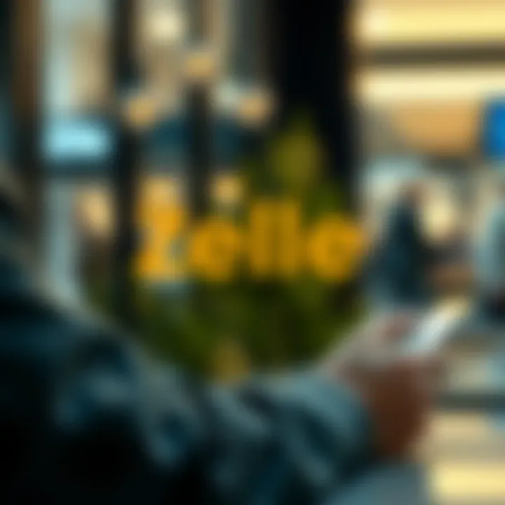 Functionality of Zelle: Seamless Transactions Illustration showing the functionality of Zelle for transferring funds